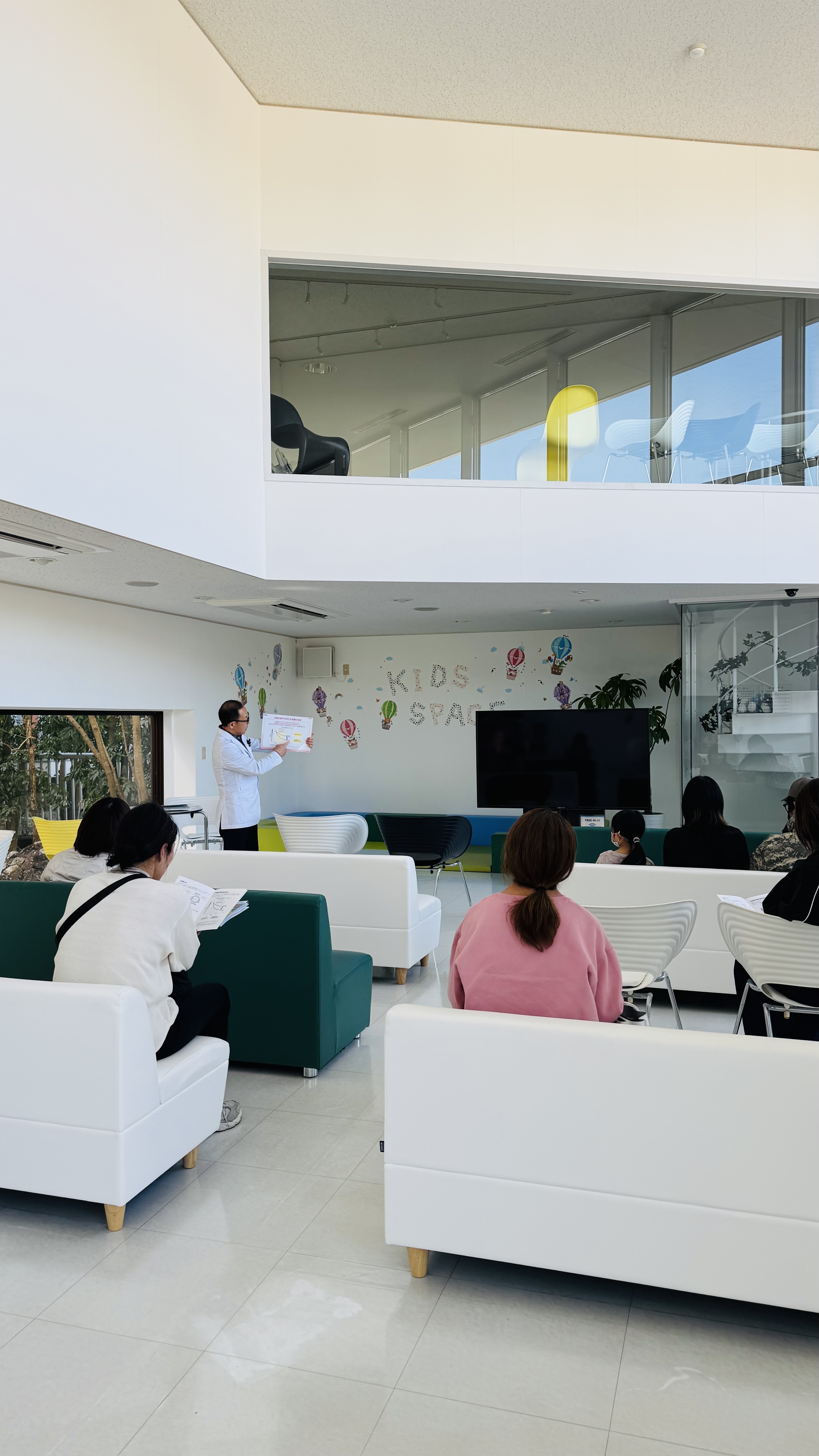 子どもの近視説明会の様子